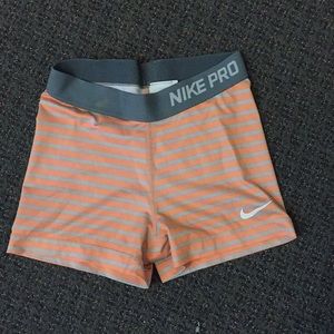 Nike pro athletic shorts